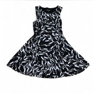 Express Black and White Dress